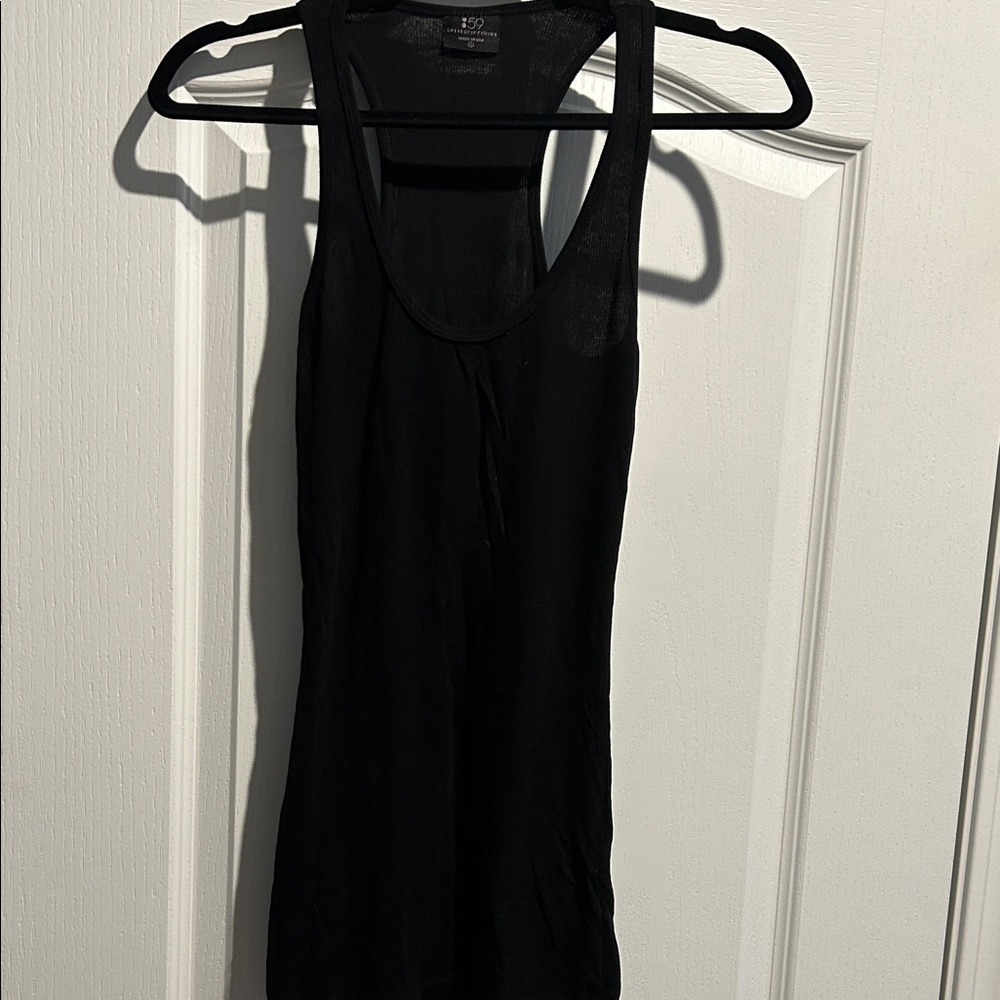 Splits59 Black Tank Top